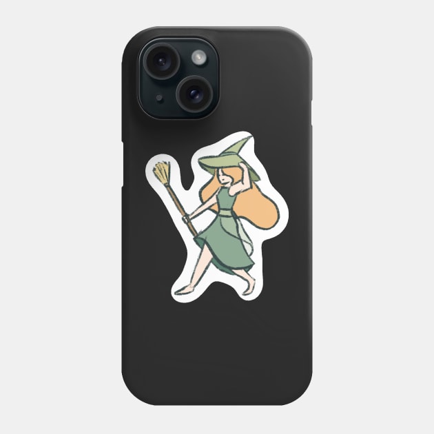 green witch Phone Case by avercado-art