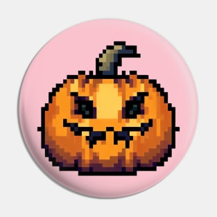 Pumkin Halloween Monster ,Pixel art Pin