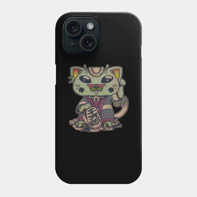 Alien Cat Kitten Extraterrestrials Conspiracy Theory Phone Case by Anassein.os