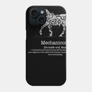 Mechanicorn - The Original Steampunk Unicorn Shirt Phone Case