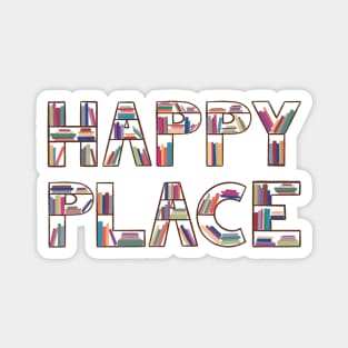 Happy Place Bookcase Magnet