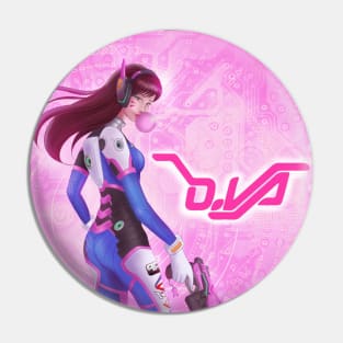 D.VA from Overwatch Pin