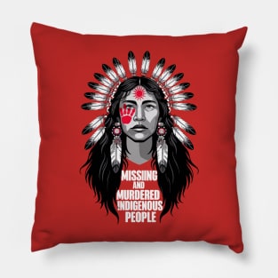 Missing & Murdered Indigenous Women Pillow