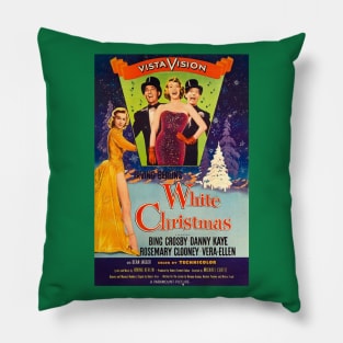 White Christmas Pillow