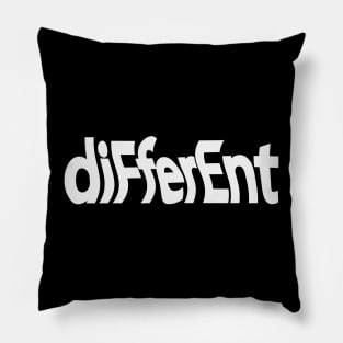 Different being different artistic design Pillow