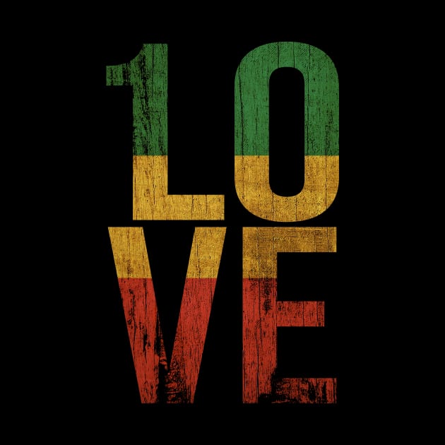 1 Love One Love Roots Rock Reggae Rasta Design by UNDERGROUNDROOTS