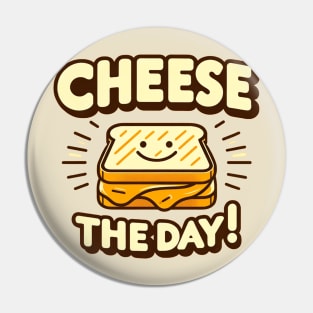 Cheese the Day! - Retro Grilled Cheese Delight Pin