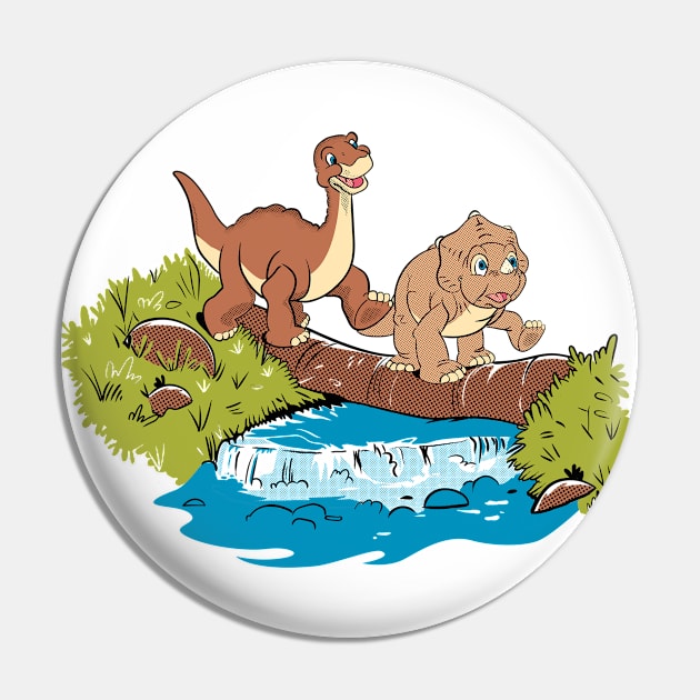 Another time / Cute Dinosaur Pin by leepianti