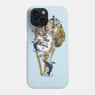 Steampunk-Art brooch Phone Case