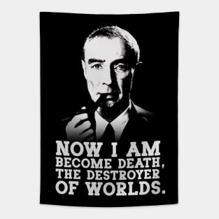 Robert Oppenheimer Quote Tapestry