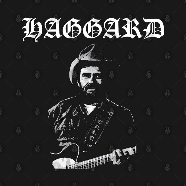 Merle Haggard Metal design by ScreamFamily