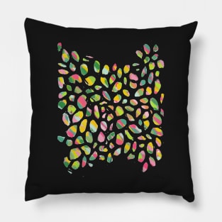 Carnival Drops No. 3: The 3rd piece to a Brightly Colored Abstract Series Pillow
