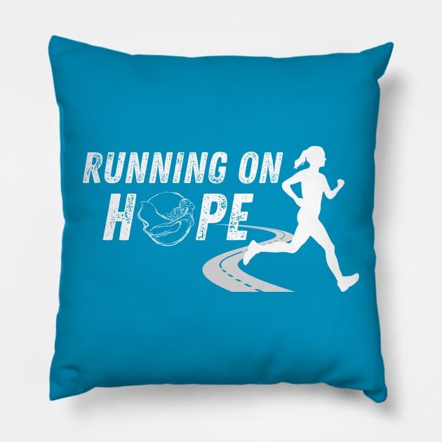 SheHopes Running on HOPE Pillow by SheHopes