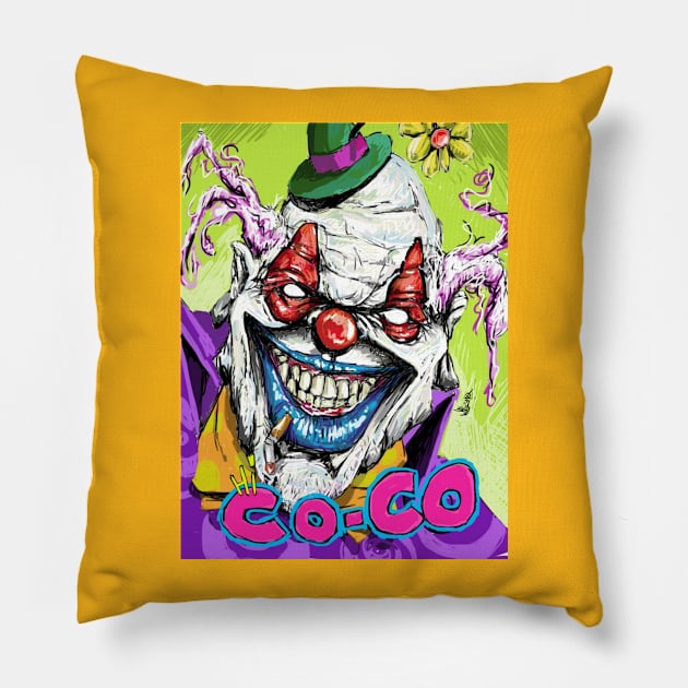 Hi Co Co Pillow by tobywillsmer