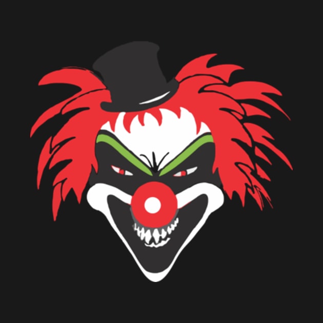 Horror Halloween Funny Clown Face Movie Character Scary by nvqdesigns