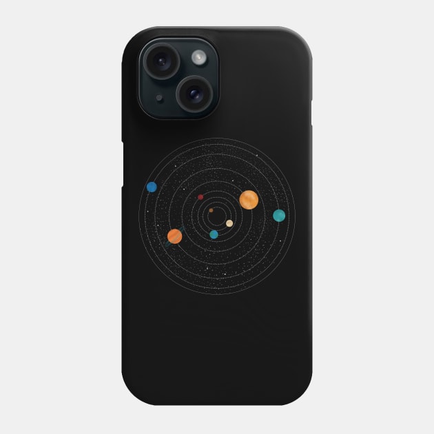 Our Solar System  | Science & Geometry Phone Case by Art by Ergate