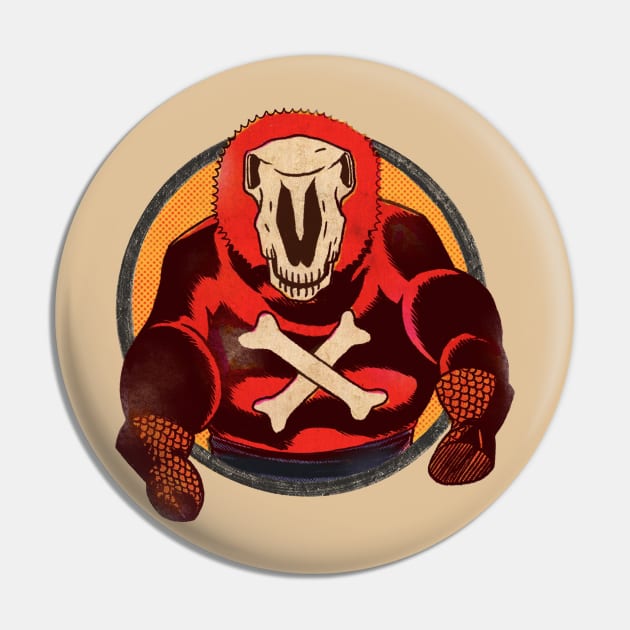 The Grazing Skull Pin by ThirteenthFloor