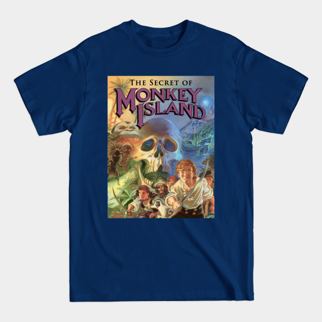 Discover Secret of Monkey Island [Text] - Monkey Island - T-Shirt