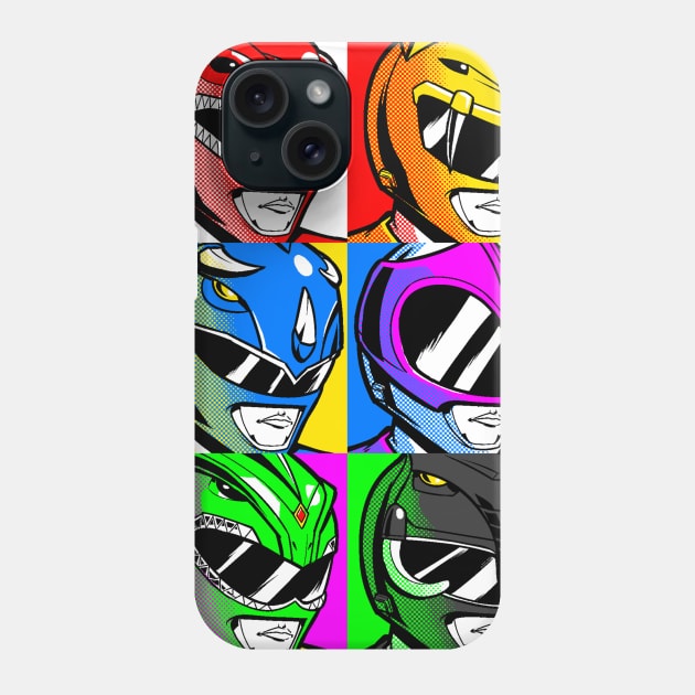 Pop Art Rangers Phone Case by juanotron