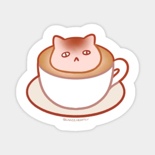 Catpuccino by Sunnie Meowtlu Magnet