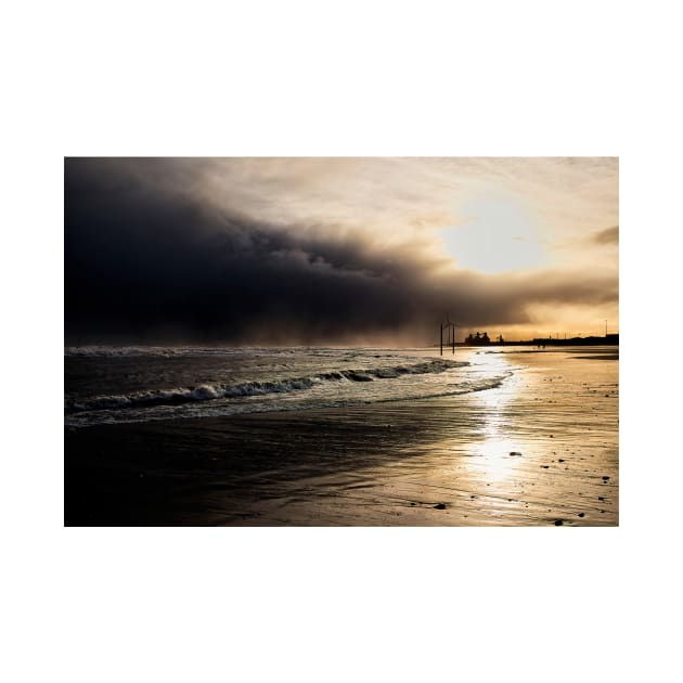 Storm Clouds on Cambois Beach by Violaman