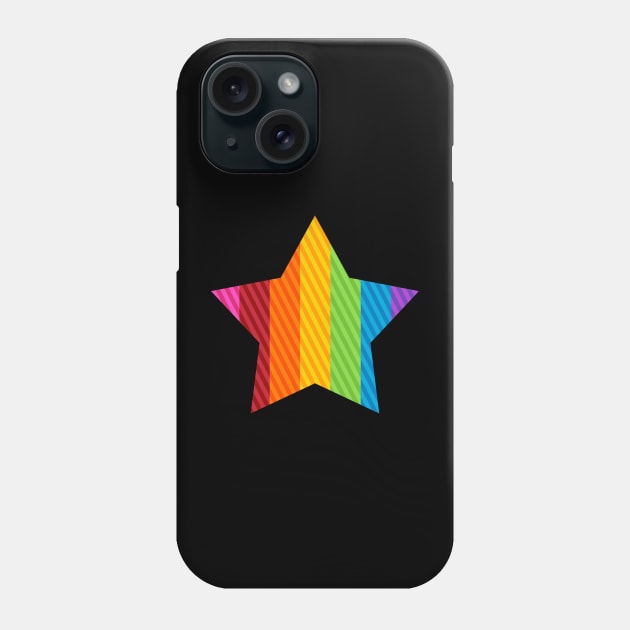 Rising Rainbow Phone Case by banditotees