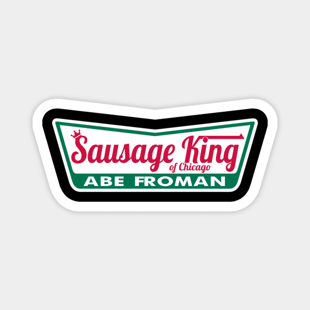 SAUSAGE KING Magnet by EnchantedTikiTees