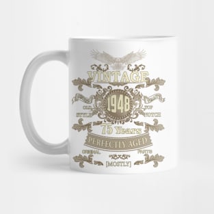 Funny 1948 75th Birthday Gift Ideas Coffee Mug For Men And Women