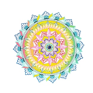 Soft Color Mandala T-Shirt