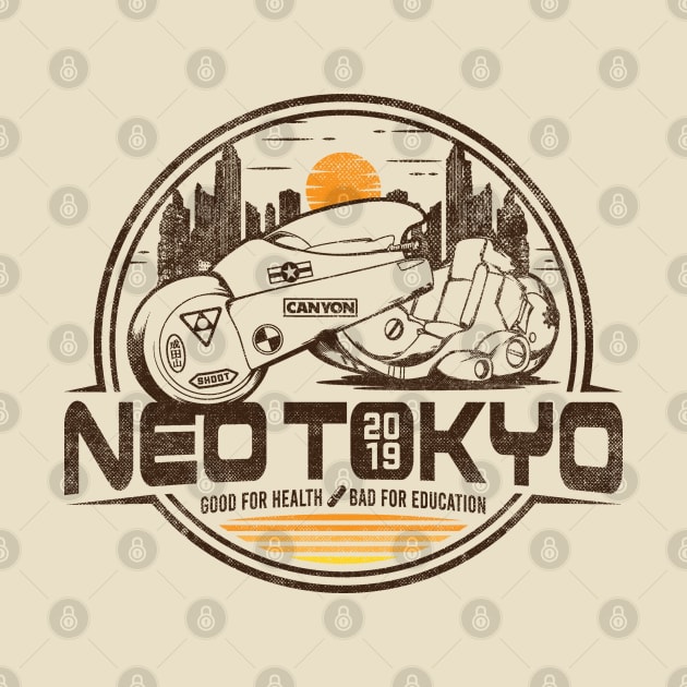 Neo Tokyo Kaneda Bike The Capsules Biker Gang by VerydudeShirt