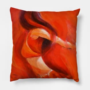 dancing flame Pillow