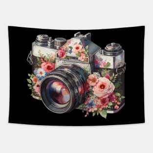 Vintage Retro Camera Tapestry