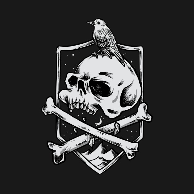 Bird and Skull by hairul