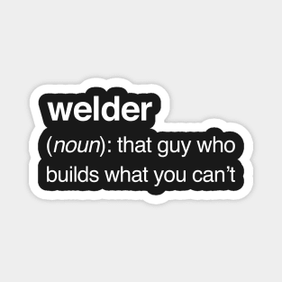 Funny Welder Definition Magnet