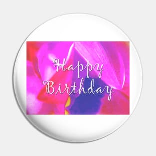 Birthday Flower Pin