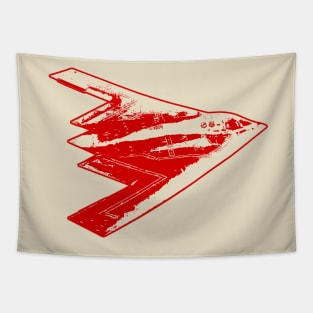 Northrop Grumman B-2 Spirit - Red Design Tapestry