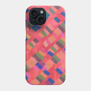 Pink Abstract Grunge texture collection Phone Case