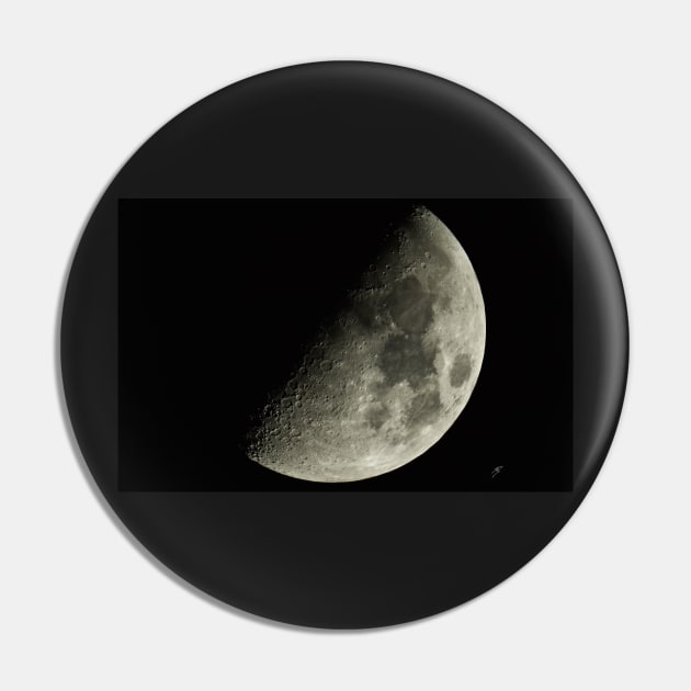 Waxing Moon Pin by Sidetrakn