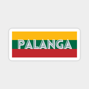 Palanga City in Lithuania Flag Magnet