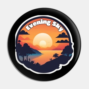 Evening Sky Pin