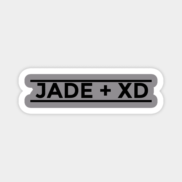 Jade + XD: Black & Simple Magnet by Jade + XD