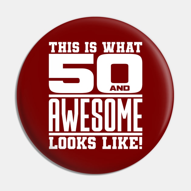 50th birthday Pin by colorsplash