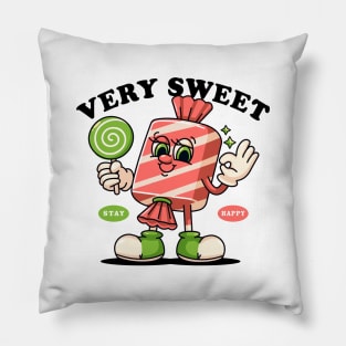 Very sweet, cute candy mascot Pillow