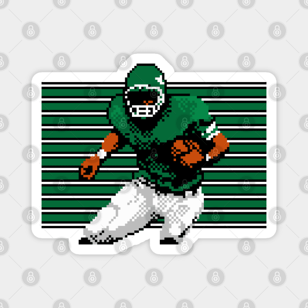 New York Pixel Running Back Magnet by The Pixel League