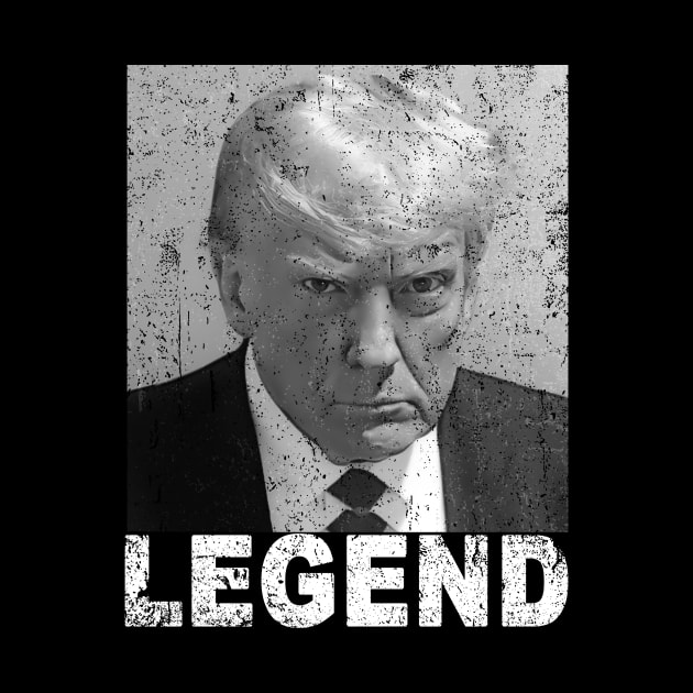 Donald Trump Mug shot Legend by glaucomaegford