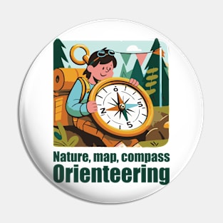 Quite an adventure, Orienteering Pin