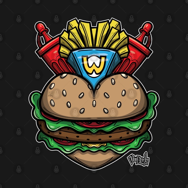 Burger Heart by VooDudeDesigns