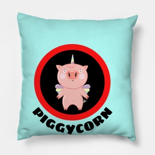 Piggycorn - Pig Pun Pillow