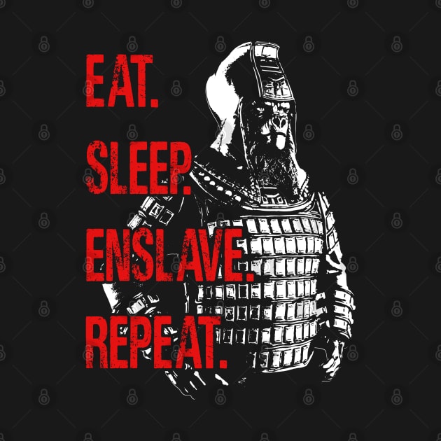 Planet of the Apes - Eat. Sleep. Repeat. by KERZILLA