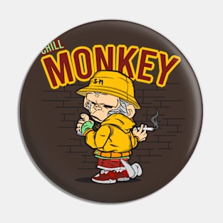 Chill monkey Pin